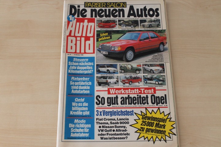 Deckblatt Auto Bild (41/1986)